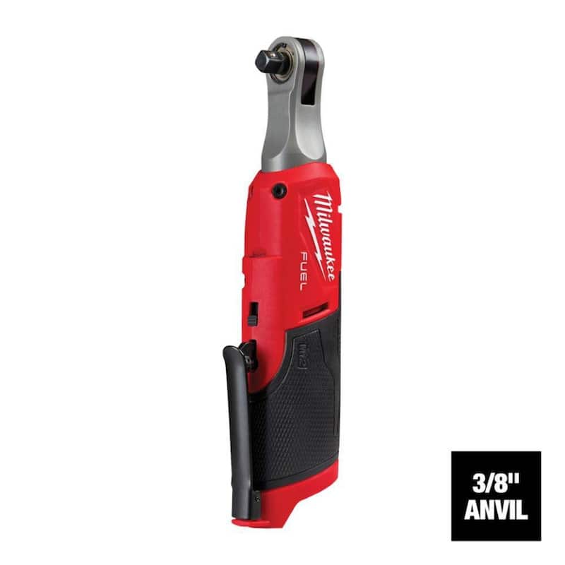 Milwaukee M12 FUEL 12-Volt Lithium-Ion Brushless Cordless High Speed 3/8 in. Ratchet (Herramienta solamente) - 2567-20