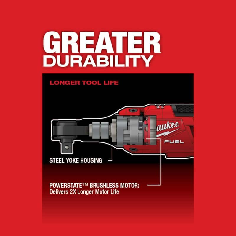 Milwaukee M12 FUEL 12-Volt Lithium-Ion Brushless Cordless High Speed 3/8 in. Ratchet (Herramienta solamente) - 2567-20