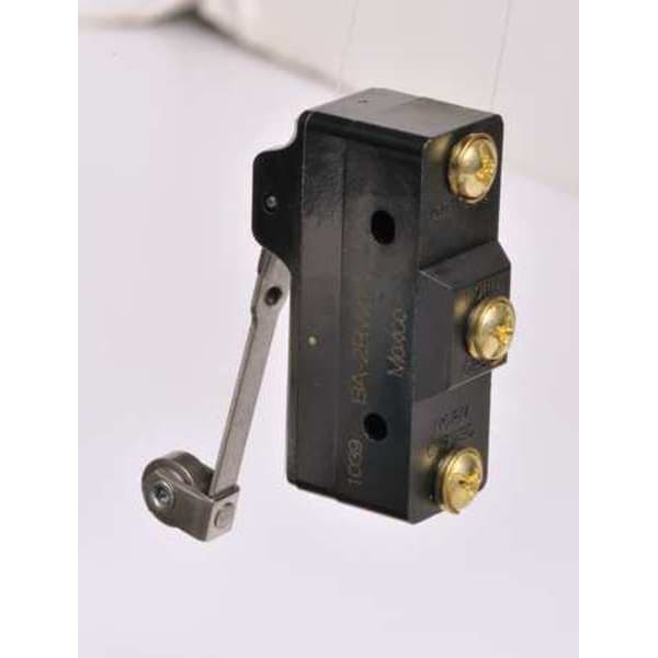 Interruptor de acción rápida industrial Honeywell, palanca, actuador de rodillo, SPDT, clasificación de contacto de 20A @ 480V AC - BA-2RV2-A2