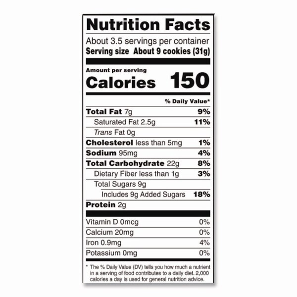 Grandmas Mini Vanilla Creme Sandwich Cookies, 2.12 oz Packet, 60PK - FRI45096