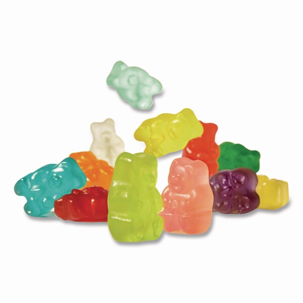 Albanese Worlds Best Gummi Bears, 12 Assorted Fruit Flavors, 5 lb Bag - ACG51200