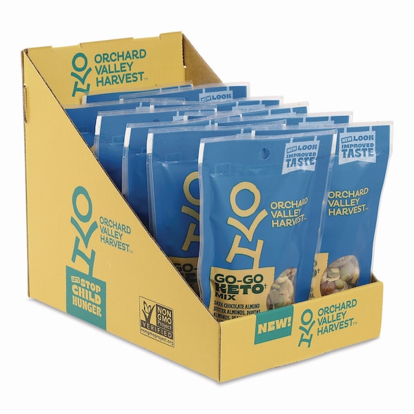 Orchard Valley Harvest Go-Go Keto Mix, 1.85 oz Bag, 14PK - JOH13488