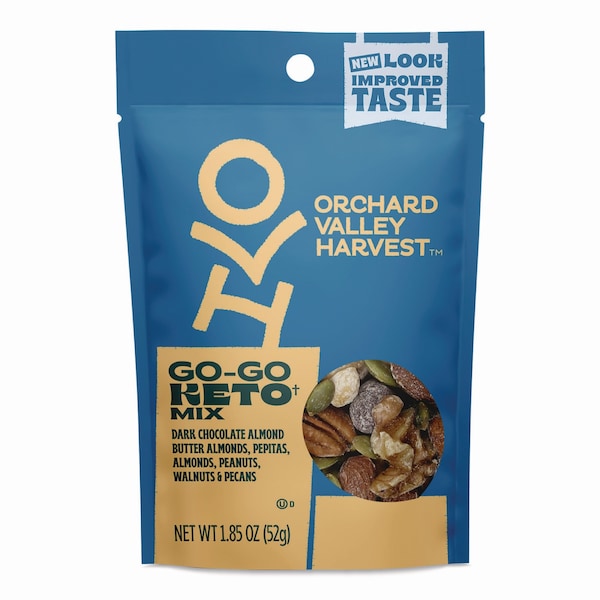 Orchard Valley Harvest Go-Go Keto Mix, 1.85 oz Bag, 14PK - JOH13488