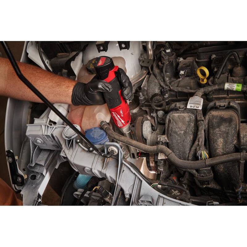 Juego de llave de trinquete inalámbrica sin escobillas de iones de litio de 12V con alcance extendido de alta velocidad de 3/8 pulgadas - 2569-21 de Milwaukee M12 FUEL
