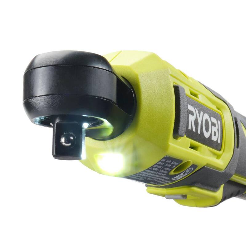 RYOBI Juego de Trinquete USB de Litio de 3/8 pulg. con batería de 2.0 Ah y cable de carga USB - FVRC51K