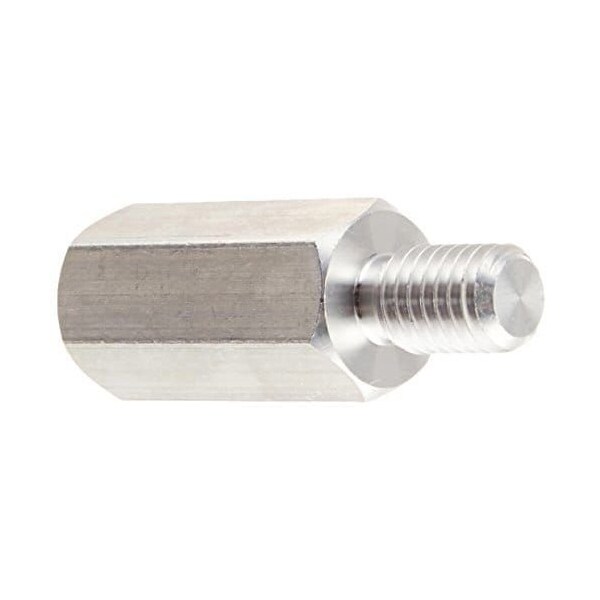 Newport Fasteners Hex Standoff, #6-32 Thrd Sz, Aluminum Plain, 5/16" Hex W, 1000 PK - 312406HMA