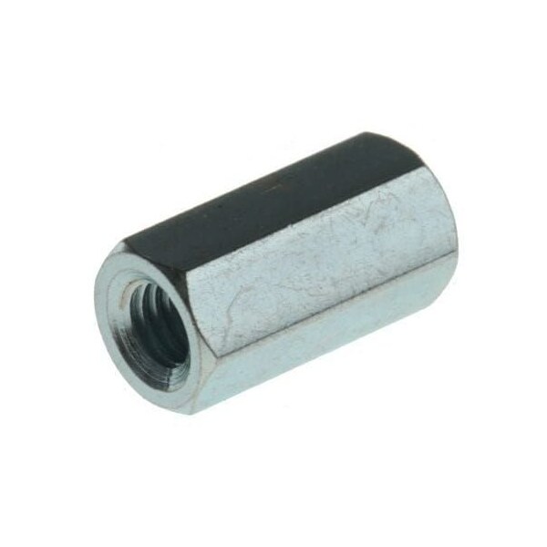 Newport Fasteners Hex Standoff, #8-32 Thrd Sz, 1/4 in L, Steel Zinc Plated, 1/4" Hex W, 832 PK - 2100-832-S-12