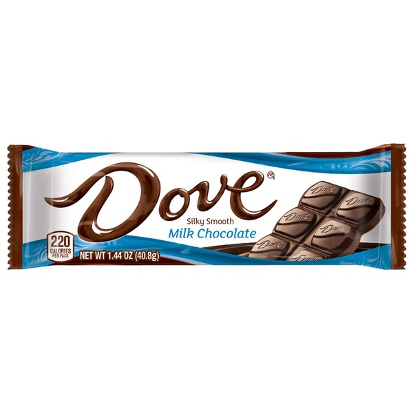 Dove Chocolate Dove Milk Chocolate Singles 1.44 oz. Bar, PK216 - 267369