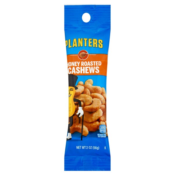 Planters Planters Honey Roasted Cashew 2 oz. Tube, PK45 - 10029000016481