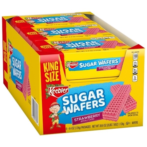 Keebler Keebler Strawberry Sugar Wafers 4.4 oz Packet - 759106