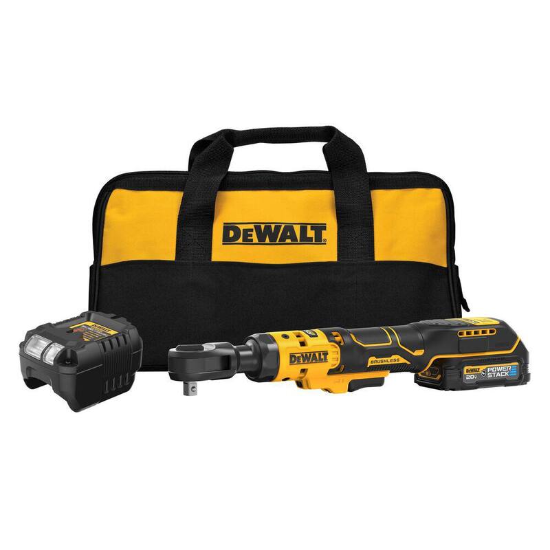 Juego de trinquete inalámbrico DEWALT de 20 voltios de iones de litio de 3/8 pulgadas - DCF513GE1