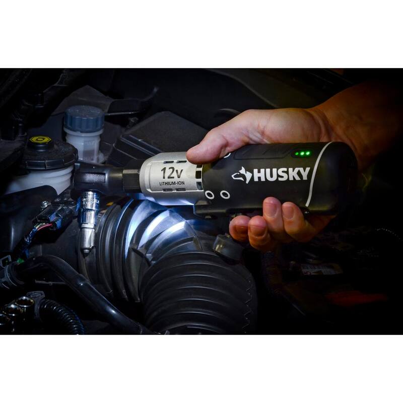 Husky Ratchet inalámbrico de iones de litio de 12 voltios y 3/8 pulgadas de unidad - H38CPRAT