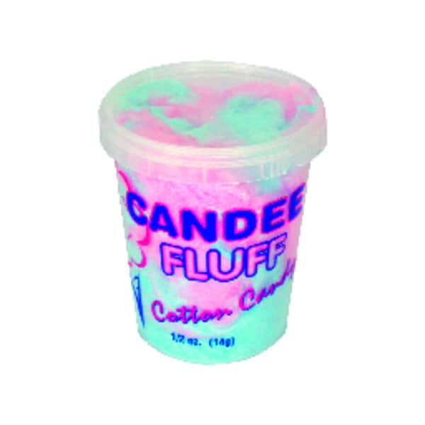 Candee Fluff Gold Medal Candee Fluff Vanilla Pink/Blue Raspberry Cotton Candy 1 oz - 3049