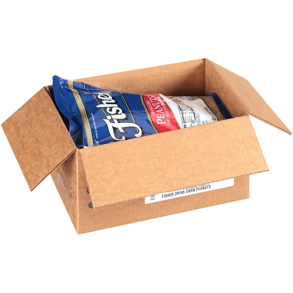 Fisher Fisher Dry Roasted Granulated Peanuts No Salt 32 oz., PK3 - 18868A