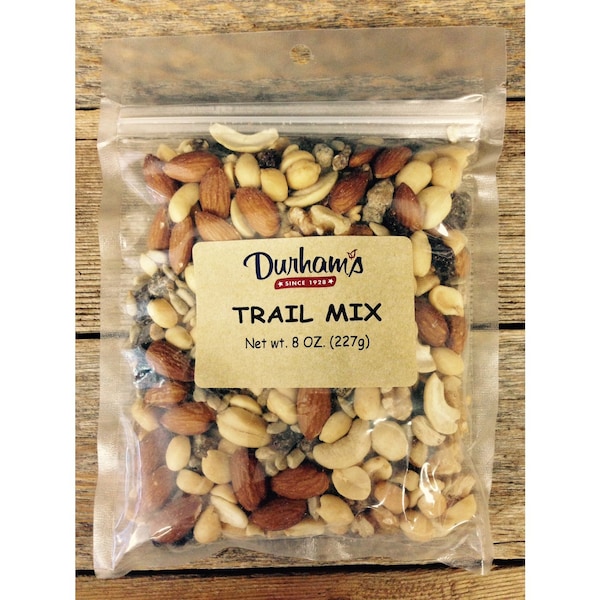 Durhams Durhams Nuts, Raisins, Chocolate Trail Mix 8 oz Bagged - 7304259112