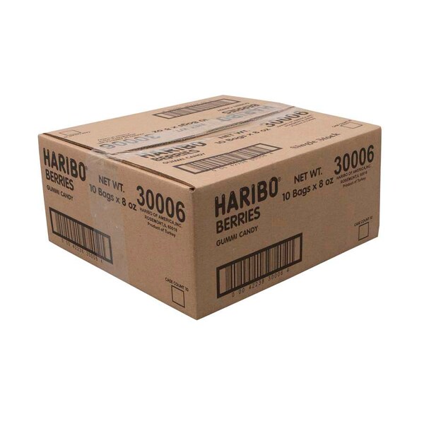 Haribo Haribo Confectionery Berries 8 oz. Bag, PK10 - 30006