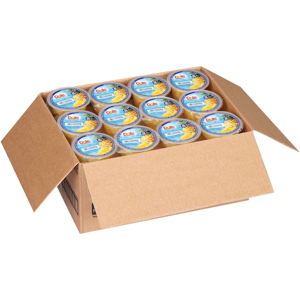 Dole Dole Pineapple Tidbits In Juice 4 oz. Tub, PK36 - 00419