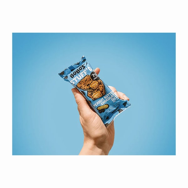 Bobos Stuff'D Peanut Butter and Chocolate Chip Oat Bar, 2.5 oz Bar, 12PK - BBO00104