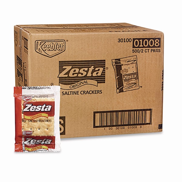 Keebler Zesta, Individually Wrapped, Saltine, 500PK - KEE01008