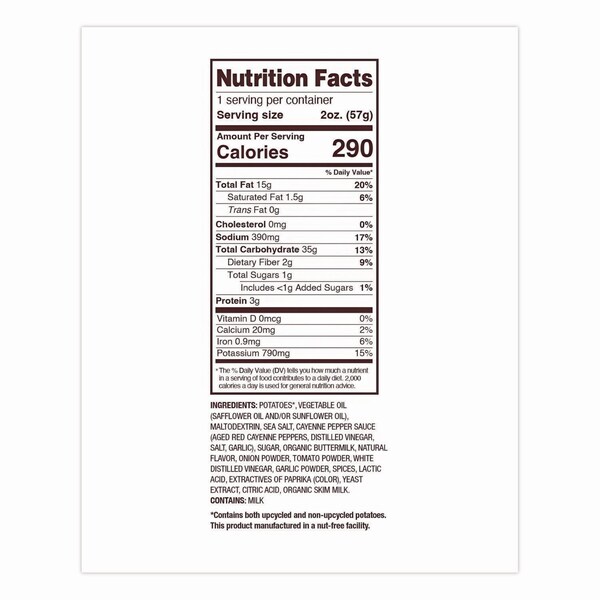 Uglies Kettle Potato Chips, Buffalo Ranch, 2 oz Bags, 24PK - DFN26181