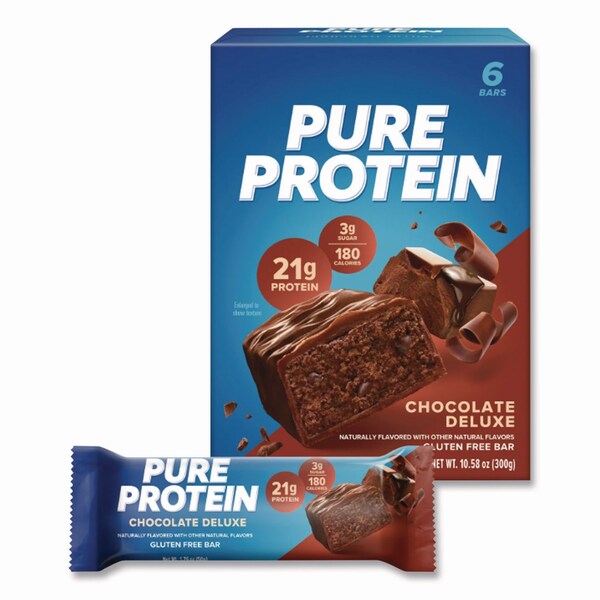 Balance Bar Pure Protein Bar, Chocolate Deluxe, 1.76 oz Bar, 6PK - NRN13809