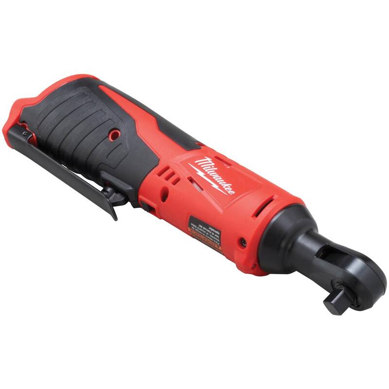 Llave de trinquete inalámbrica de 3/8 pulgadas Milwaukee M12 de 12V de iones de litio con batería M12 de 2.0Ah - 2457-20-48-11-2420