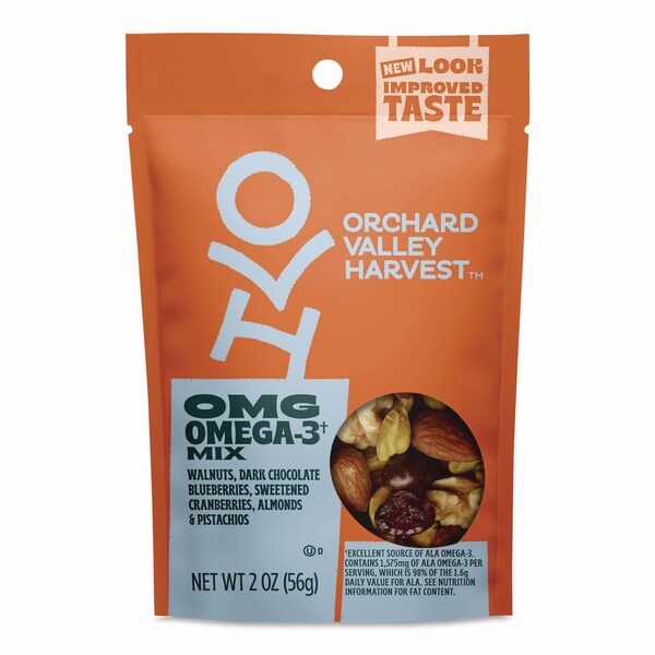 Orchard Valley Harvest Omega-3 Mix, 2 oz Bag, 14PK - JOHV13696