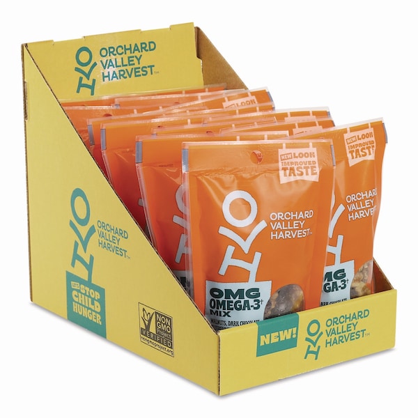 Orchard Valley Harvest Omega-3 Mix, 2 oz Bag, 14PK - JOHV13696