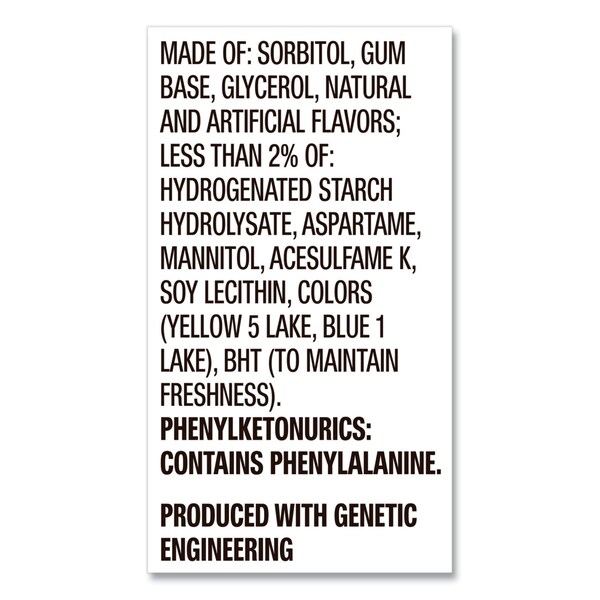 Wrigleys Five Gum, Spearmint Rain, 15 Sticks, 10PK - WMW51404