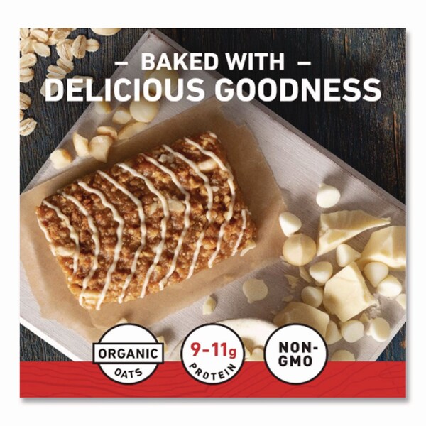 Clif Bar Energy Bar, White Chocolate Macadamia Nut, 2.4 oz Bar, 12PK - CCC161009
