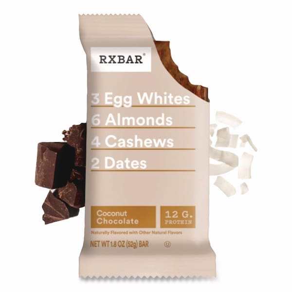 Rxbar Adult Bars, Coconut Chocolate, 1.83 oz Bar, 12PK - CGO00428