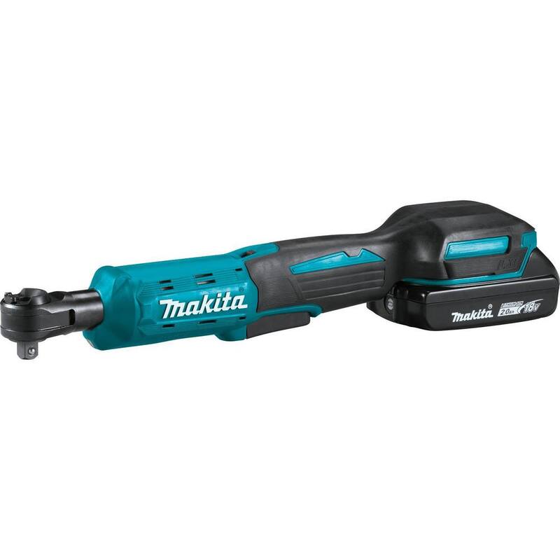 Kit de trinquete cuadrado inalámbrico de unidad cuadrada Makita 3/8 in./1/4 in. 18V LXT de iones de litio - XRW01SR1