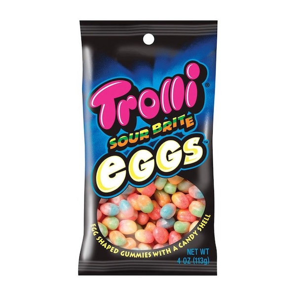 Trolli Trolli Sour Brite Eggs Sour Gummi Candy 4 oz - 12088