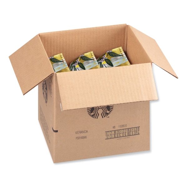 Starbucks Veranda Blend Coffee, Whole Bean, 1 lb Bag, PK6 - SBK12523486CT
