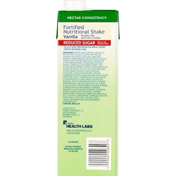Med Pass Balanced Fortified Nutrition Reduced Sugar Vanilla IDDSI Level 2, PK12 - 22649