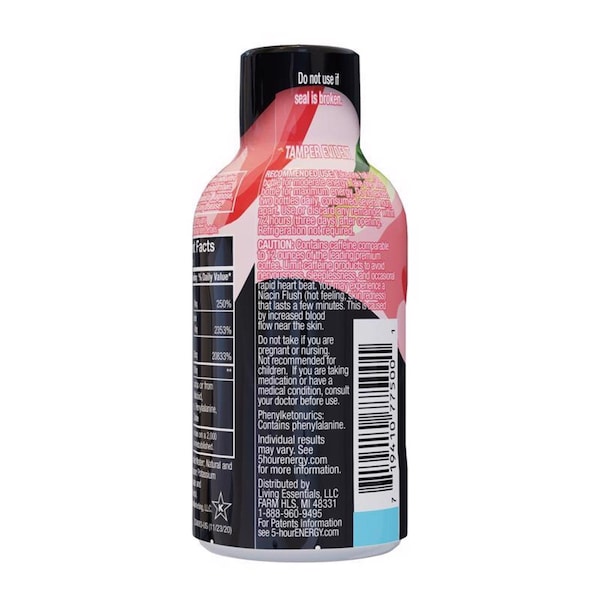 5 Hour Energy 5-hour Energy Watermelon Sugar Free Watermelon Energy Shot 1.93 oz - 775121