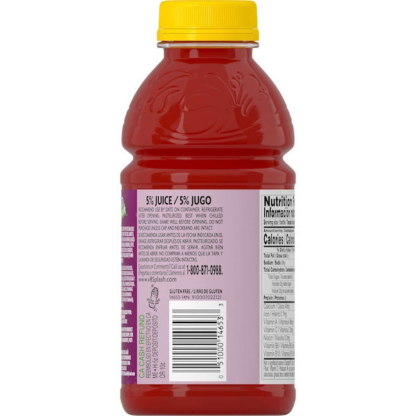 V8 V8 Berry Splash 16 oz. Bottle, PK12 - 000014653