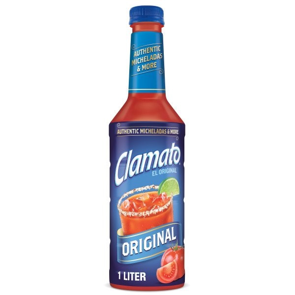 Clamato Clamato Original Tomato Cocktail 1 Liter, PK6 - 10113778