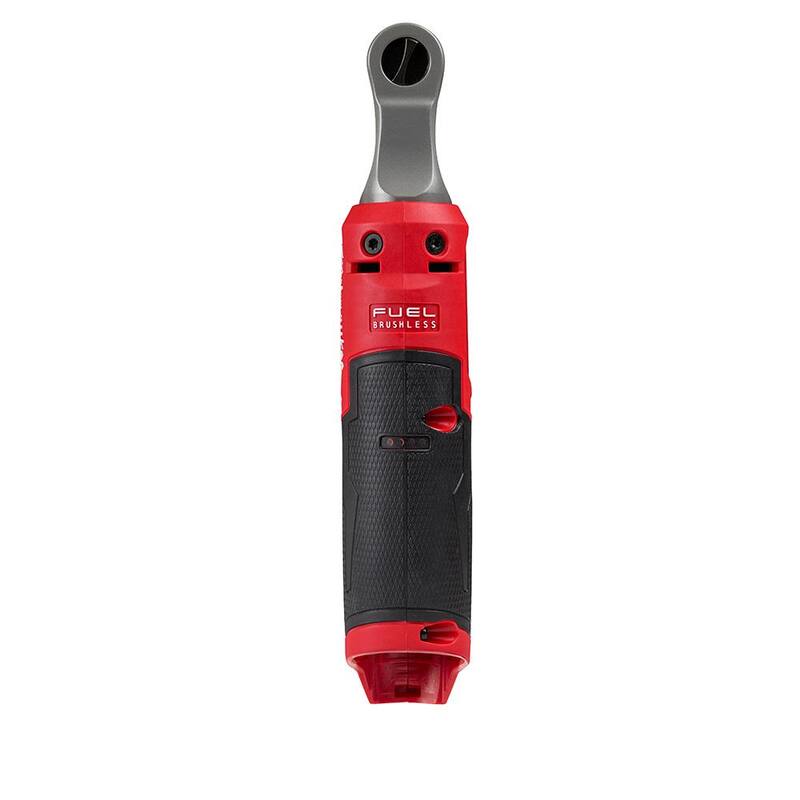 Kit de trinquete inalámbrico Milwaukee M12 FUEL 12V de iones de litio sin escobillas de 3/8 pulg. con juego de dados de impacto SAE/Métrico de 3/8 pulg. (43 piezas) - 2567-21H-49-66-7009