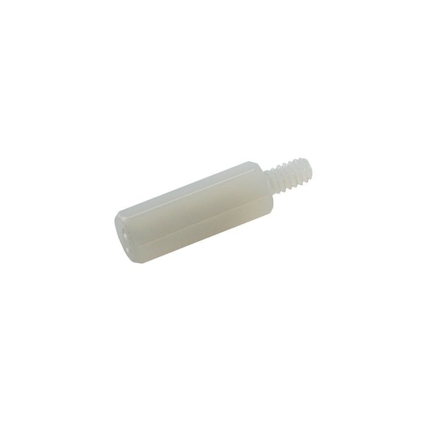 Unicorp Hex Standoff, #2-56 Thrd Sz, Nylon 3/16" Hex W - 1307-M19-F16-256