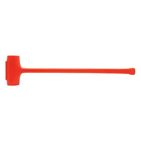 Stanley 11-1/2 lb. Soft-Face Dead Blow Sledge Hammer, 36 in L, 3 1/2 in Face Dia., Steel, Red - 57-554