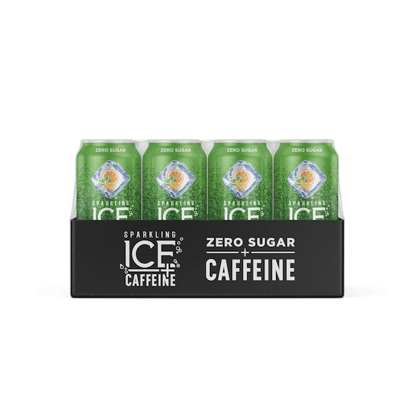 Sparkling Ice Sparkling Ice +Caffeine Triple Citrus Sparkling Water 16 oz., PK12 - FG00214
