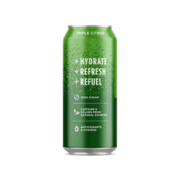 Sparkling Ice Sparkling Ice +Caffeine Triple Citrus Sparkling Water 16 oz., PK12 - FG00214