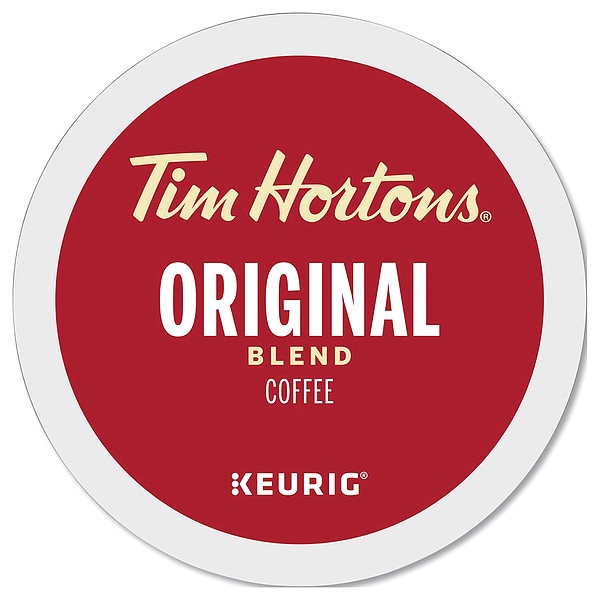 Tim Hortons Coffee, Original Blend, Pod, Caffeinated, Ground, 8.88 oz, 24 PK - 1281