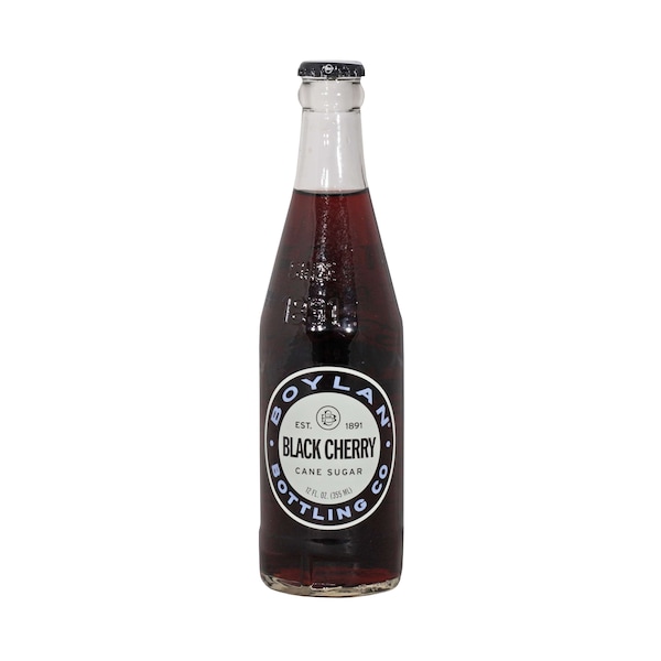 Boylan Bottling Boylan Bottling Loose Black Cherry Soda 12 fl. oz. Bottle, PK24 - 00760712042001