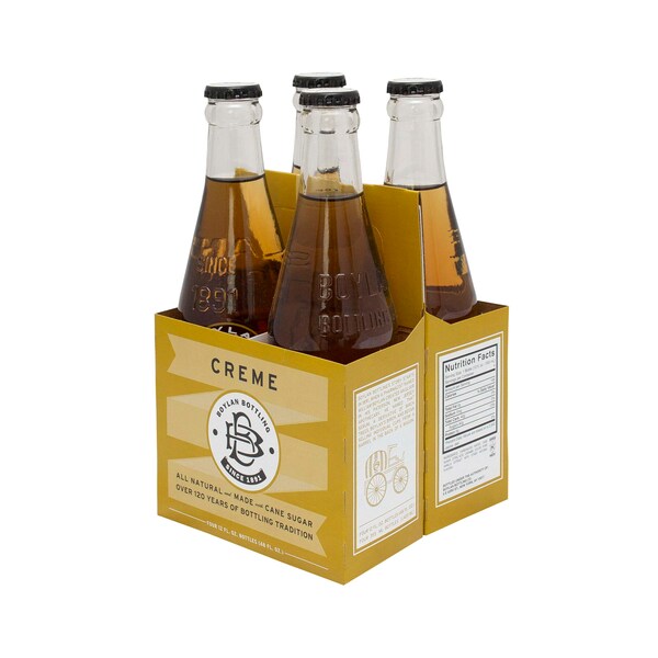 Boylan Bottling Boylan Bottling Loose Creme Soda 12 fl. oz. Bottle, PK24 - 00760712082007