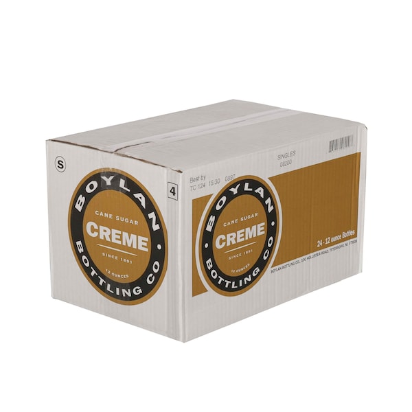 Boylan Bottling Boylan Bottling Loose Creme Soda 12 fl. oz. Bottle, PK24 - 00760712082007