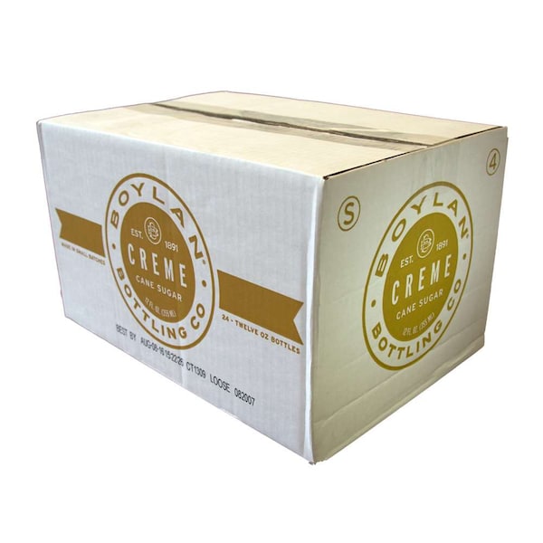 Boylan Bottling Boylan Bottling Loose Creme Soda 12 fl. oz. Bottle, PK24 - 00760712082007