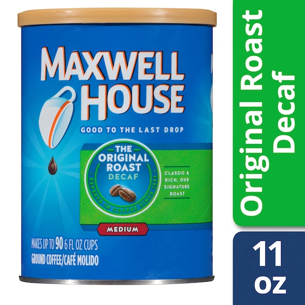 Maxwell House Maxwell House Decaffeinated Original Medium Ground Coffee 11 oz., PK6 - 00043000056677