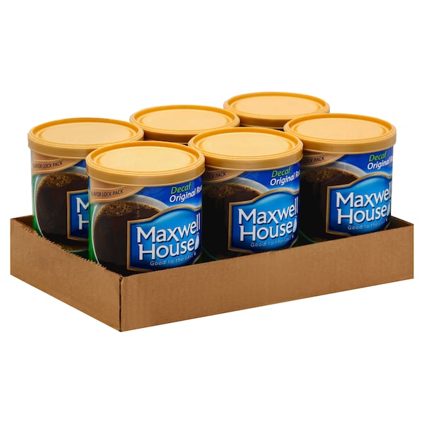 Maxwell House Maxwell House Decaffeinated Original Medium Ground Coffee 11 oz., PK6 - 00043000056677